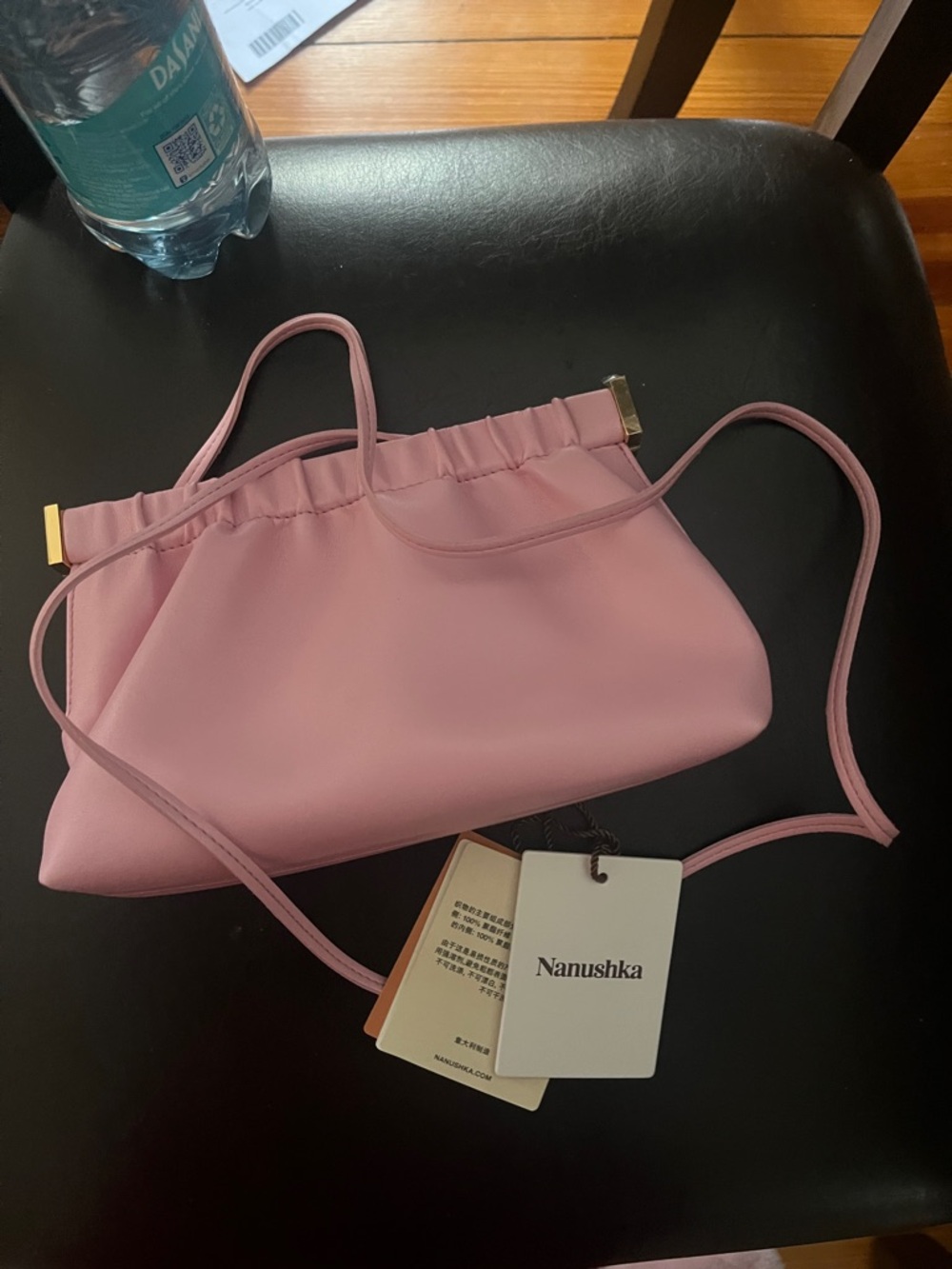 Nanushka The Bar mini Clutch Bag with strap